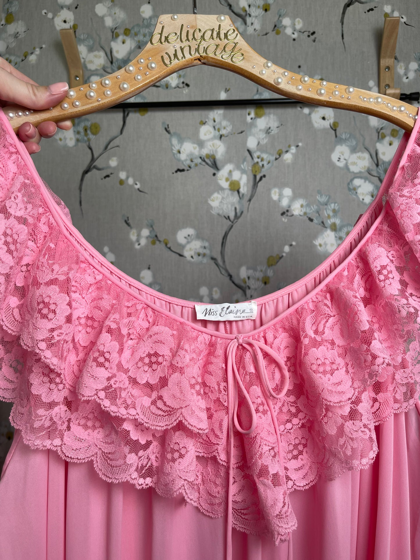 Bright Pink Ruffled Slip Dress