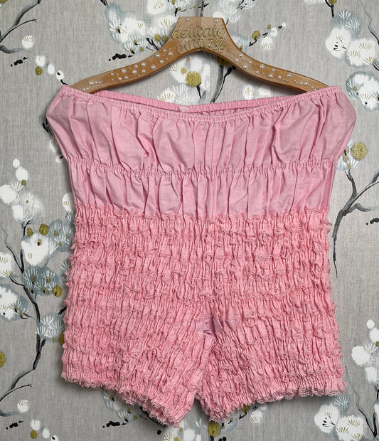 Ruffled Pink Shorts