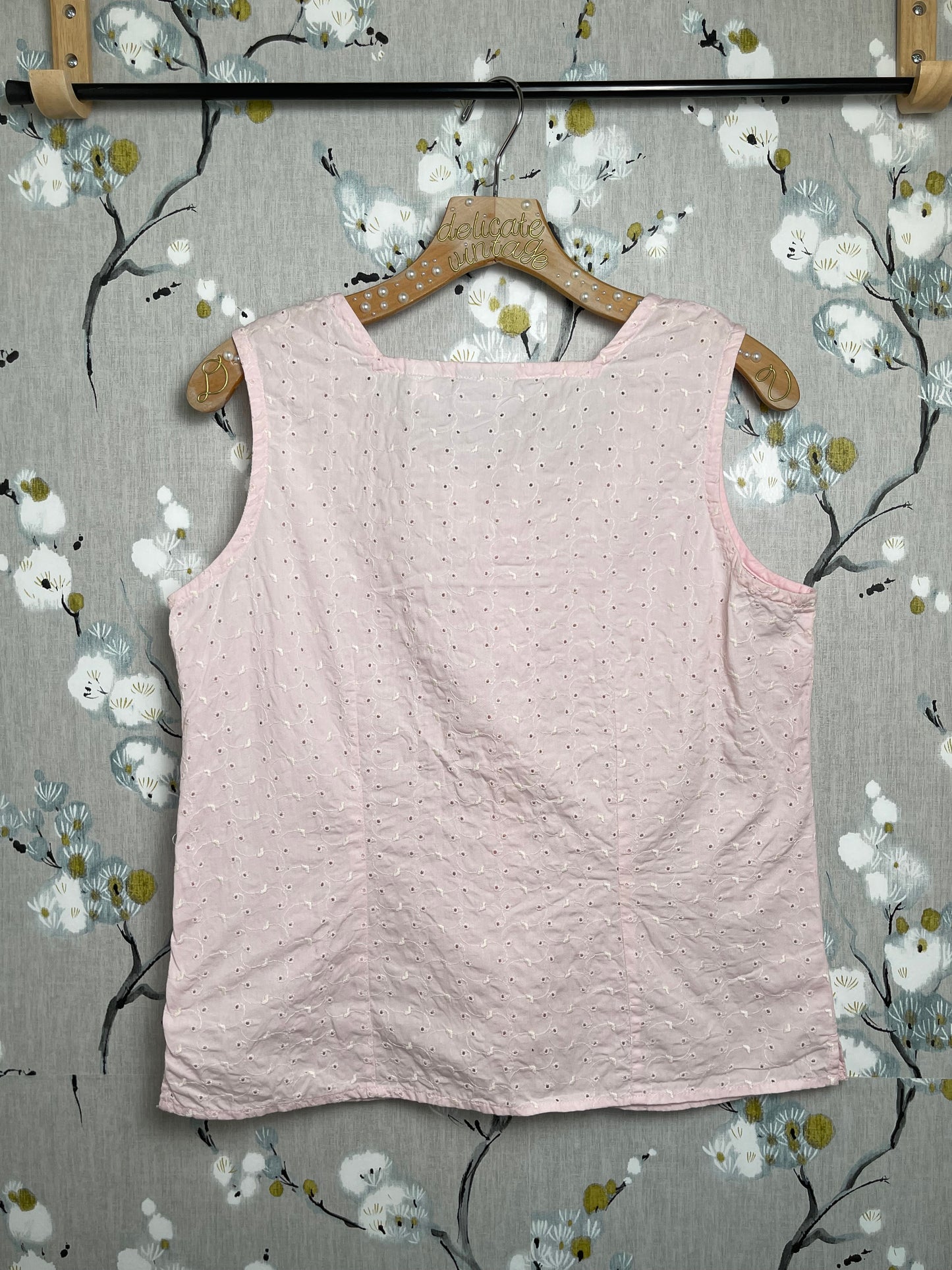 Light Pink Cotton Tank Top