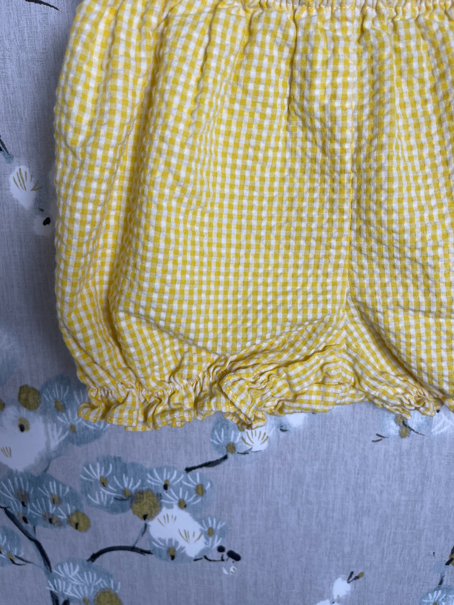 Vintage Picnic Yellow Shorts/ Bloomers Childrens