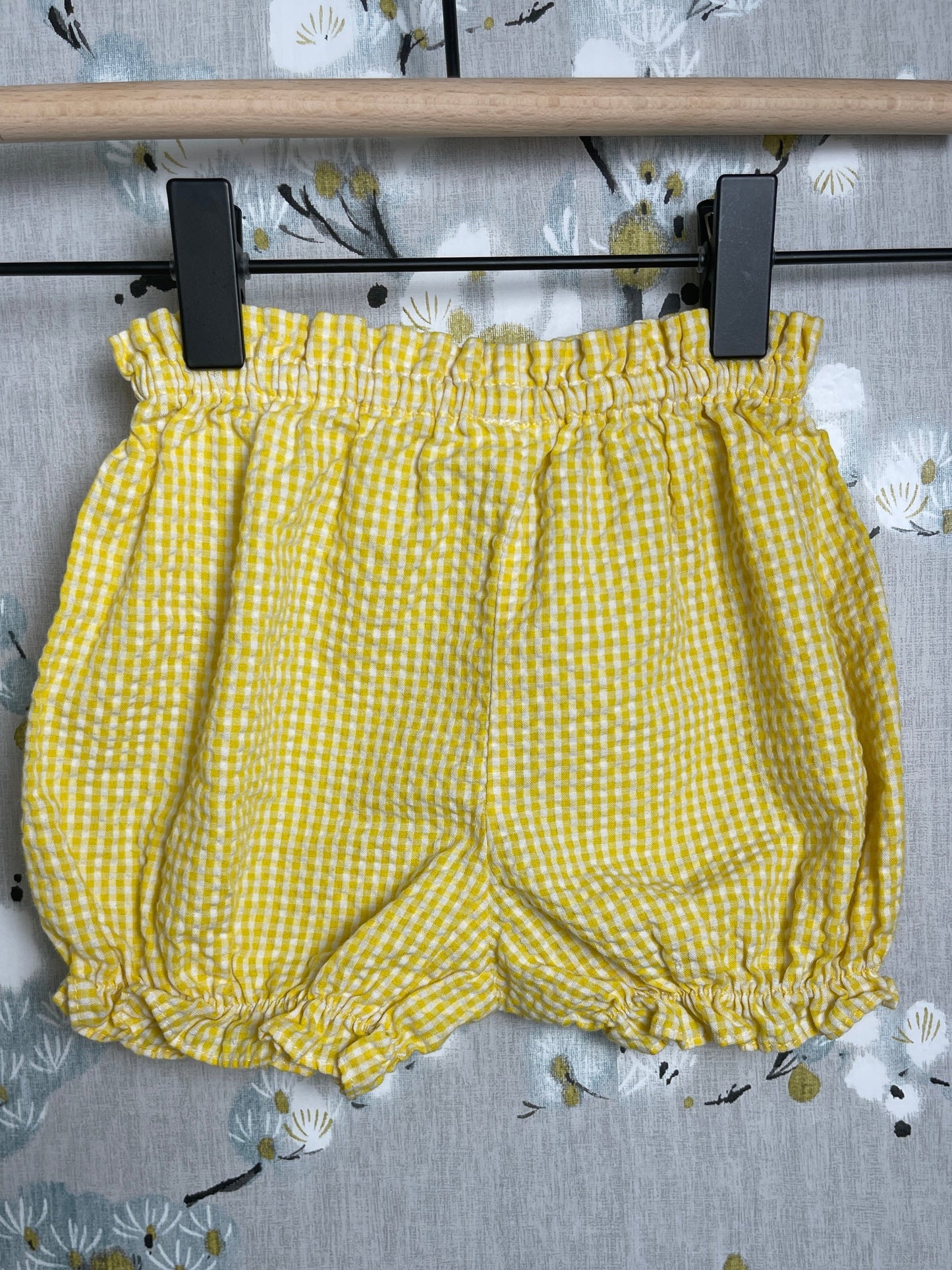 Vintage Picnic Yellow Shorts/ Bloomers Childrens